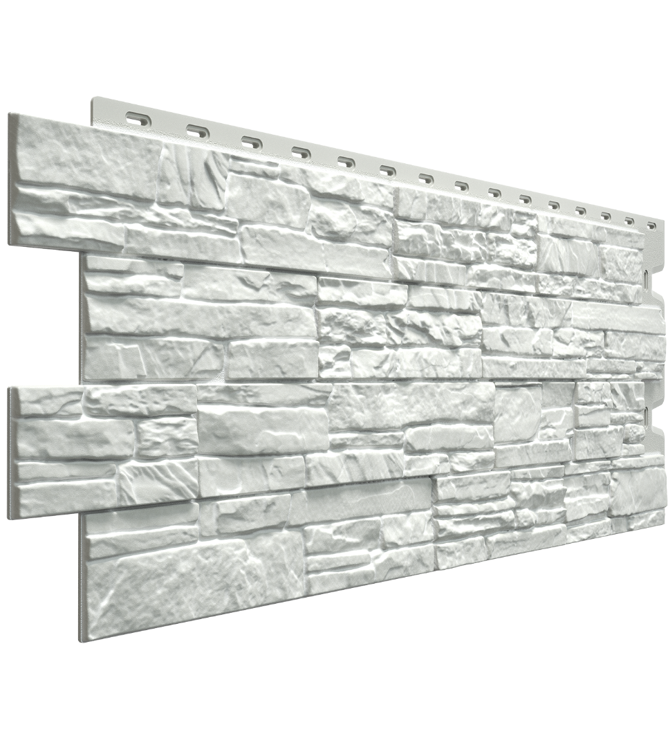 Фасадная панель Stein, Молочный