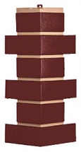 Угол фасадный Т-Сайдинг Модерн коричневый