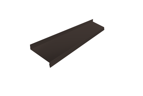 Отлив простой 150 0,5 Velur X RR 32 темно-коричневый (2м)
