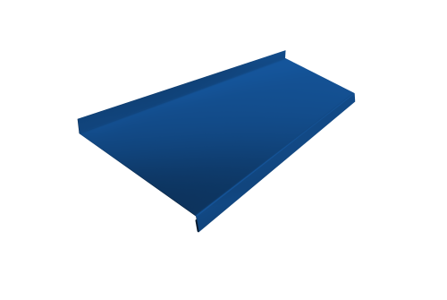 Отлив простой 200 0,45 PE с пленкой RAL 5005 сигнальный синий (2м)