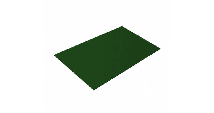 Плоский лист 0,45 Drap RAL 6005 зеленый мох
