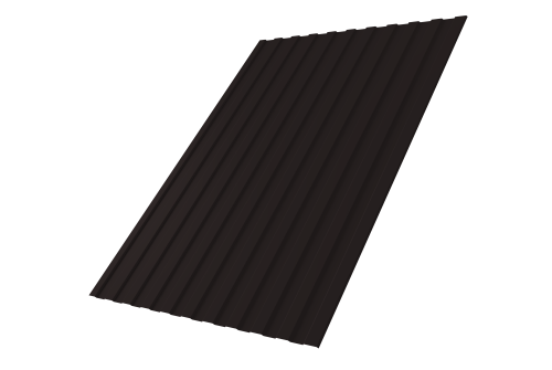 Профнастил С8А 0,5 Satin RAL 9005 черный