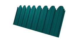 Профнастил С10B фигурный 0,45 PE RAL 5021 водная синь