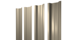 Штакетник П-образный B с прямым резом 0,5 Satin RAL 1015 светлая слоновая кость