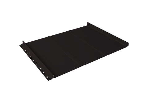 Кликфальц Line Grand Line 0.5 Satin с пленкой на замках RAL 9005 черный