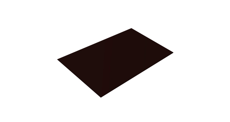 Плоский лист 0,5 PurPro Мatt 275 RR 32 темно-коричневый