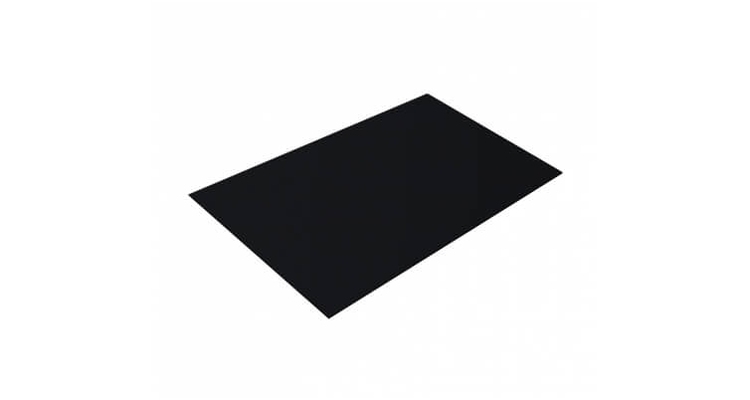Плоский лист 0,5 PurLite Мatt с пленкой RAL 9005 черный