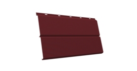 ЭкоБрус 0,345 Gofr GL 0.45 Drap с пленкой RAL 3005 красное вино