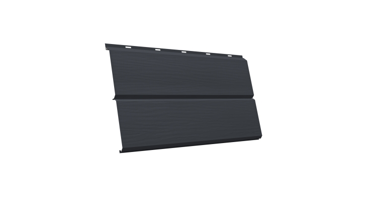 ЭкоБрус 3D 0,345 GL 0.5 Satin с пленкой RAL 7024 мокрый асфальт