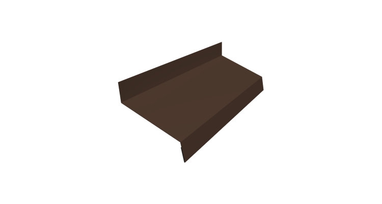 Отлив простой 50 0,5 Satin Matt RAL 8017 шоколад (2м)