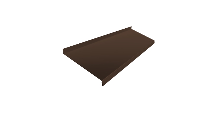 Отлив простой 200 0,5 Drap RAL 8017 шоколад (2м)