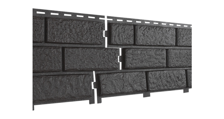 Фасадная панель Стоун-Хаус Кирпич Коричневый