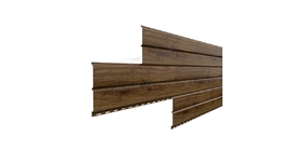 Сайдинг Металл Профиль Lбрус-15х240 (ECOSTEEL_MA-12-Античный Дуб-0.45)