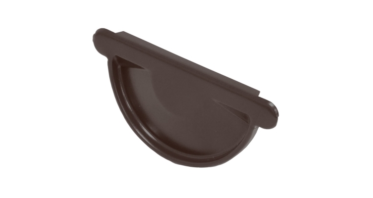 Заглушка торцевая универсальная 150 мм Мatt RAL 8017 шоколад