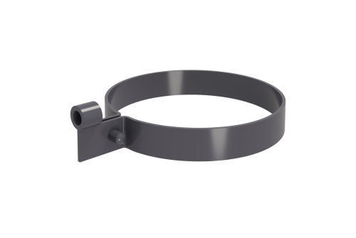 Хомут трубы Lite ПВХ Grand Line графит (RAL 7024)