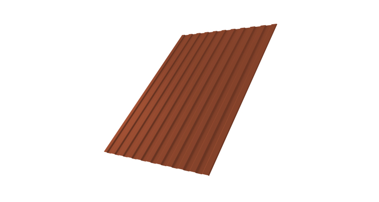 Профнастил С8A 0,45 Drap TR RAL 8004 терракота