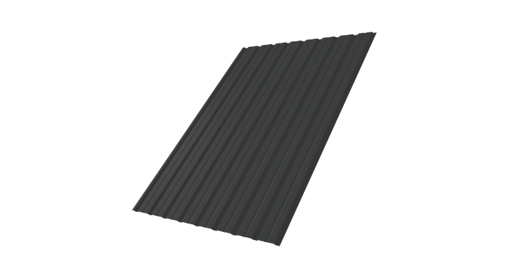 Профнастил С10B 0.5 Drap RAL 7016 антрацитово-серый