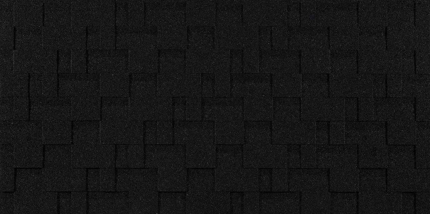 Гибкая черепица Eurasia, Лабиринт, Черный