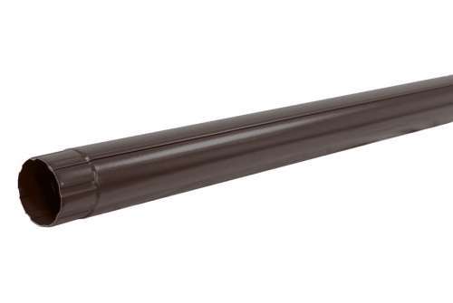 Труба круглая 90 мм, 3 м PU Мatt RAL 8017 шоколад