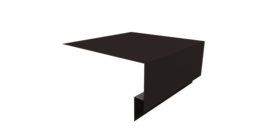 Планка околооконная сложная Блок-хаус new 200х75х27 0,5 Satin с пленкой RAL 9005 черный (2м)