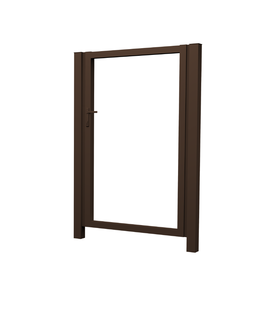 Калитка Жалюзи Texas 1.8х1 RAL 8017 без заполнения (ламель 150 мм)