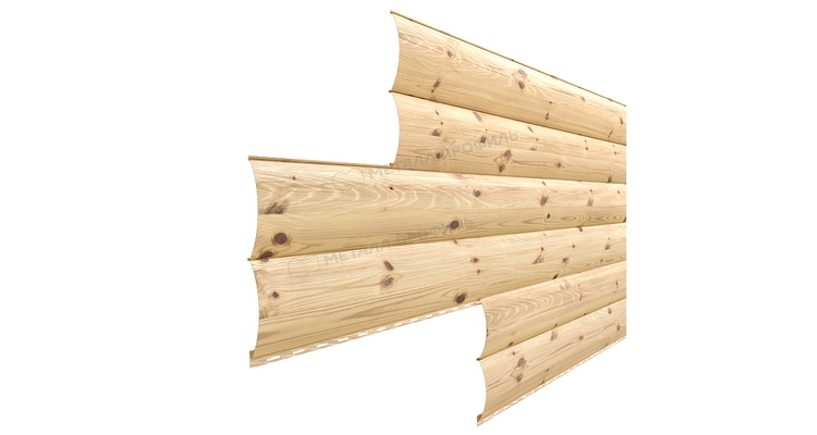 Сайдинг Металл Профиль Woodstock-Н-28х330 (ECOSTEEL_T-12-Орех-0.45)