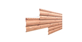 Сайдинг Металл Профиль СК-14х226 (ECOSTEEL_T-12-Золотой Орех-0.45)