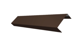 Ламель обратная 50 забора жалюзи Texas 0.45 Drap-double TX RAL 8017 шоколад