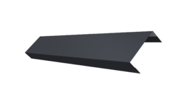 Ламель обратная 50 забора жалюзи Texas 0.5 Rooftop Бархат с пленкой RAL 7024 мокрый асфальт