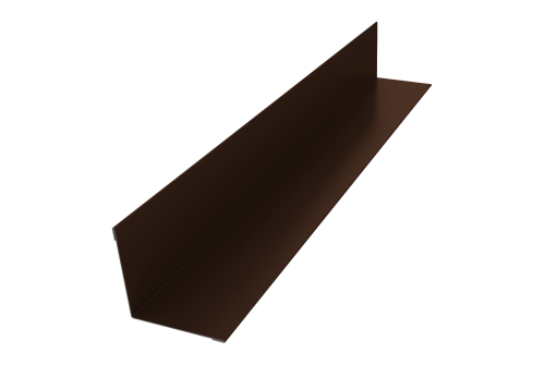 Угол внутренний 50х50 0,45 Drap TX RAL 8017 шоколад (3м)