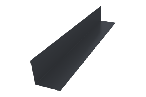 Угол внутренний 50х50 0,45 Drap TwinColor RAL 7024 мокрый асфальт (3м)