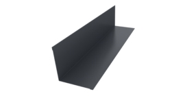 Угол внутренний 110х110 0,5 Drap TX RAL 7024 мокрый асфальт (3м)