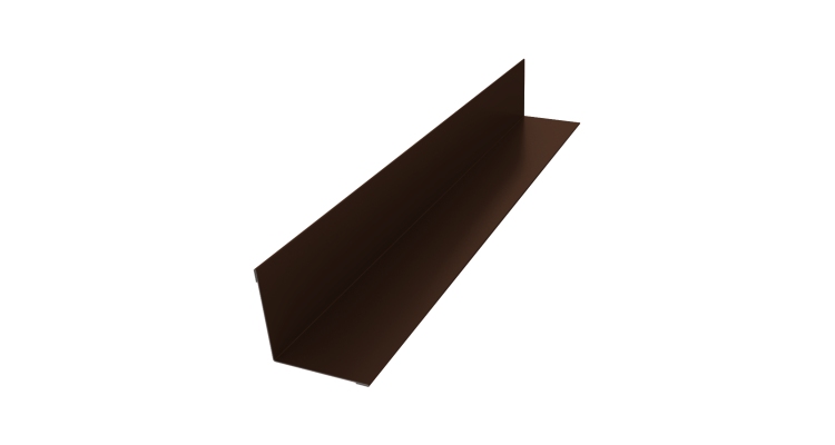 Угол внутренний 30х30 0,5 Drap RAL 8017 шоколад (2м)