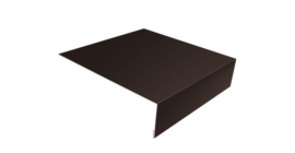 Планка лобовая/околооконная простая 190х50 0,5 Satin Matt RR 32 темно-коричневый (2м)