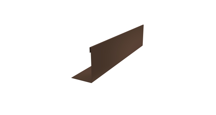 Нащельник 150 Texas 25х35 0,45 Drap TwinColor RAL 8017 шоколад (L2,0)