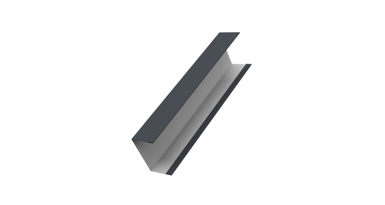 Крышка жалюзи Milan,Tokyo 0,45 Drap RAL 7024 мокрый асфальт (2,5м)