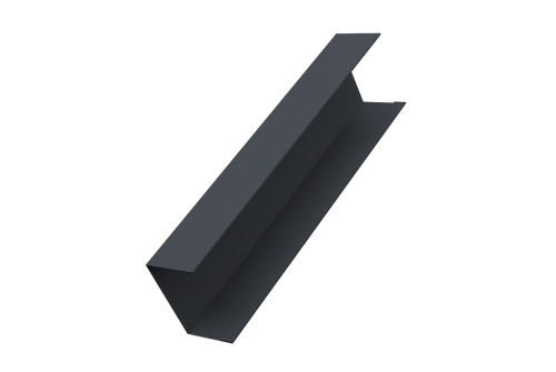 Крышка жалюзи Milan, Tokyo для калиток, ворот 0,45 Drap-double TX RAL 7024 мокрый асфальт (2м)