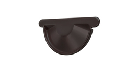 Заглушка торцевая универсальная GL PE Matt 125 мм RR 32 темно-коричневый